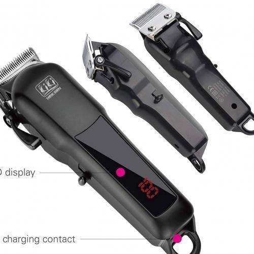 KIKI Rechargeable Professional Hair Trimmer - Black