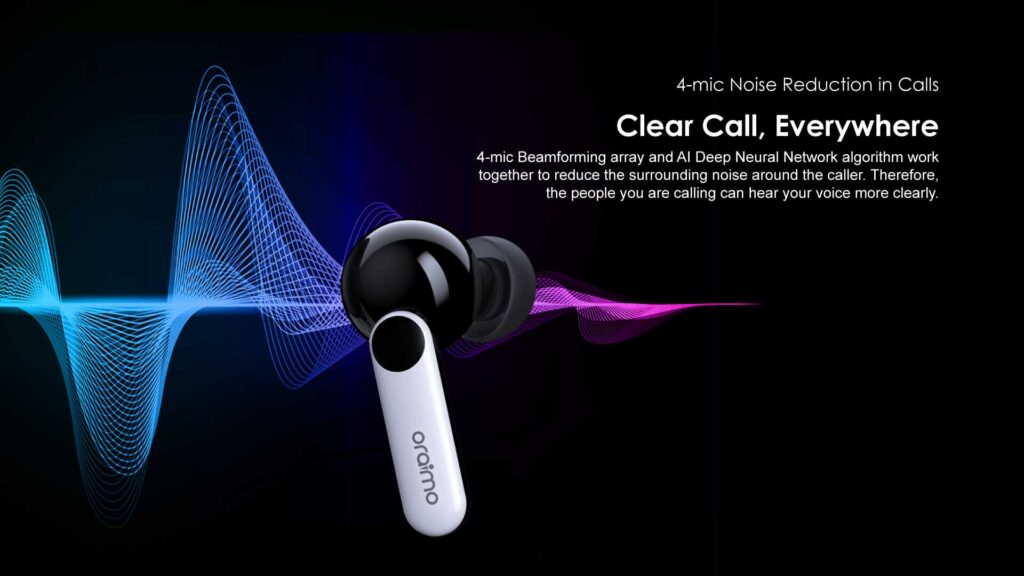 Oraimo Freepods - wireless earbuds clear calls