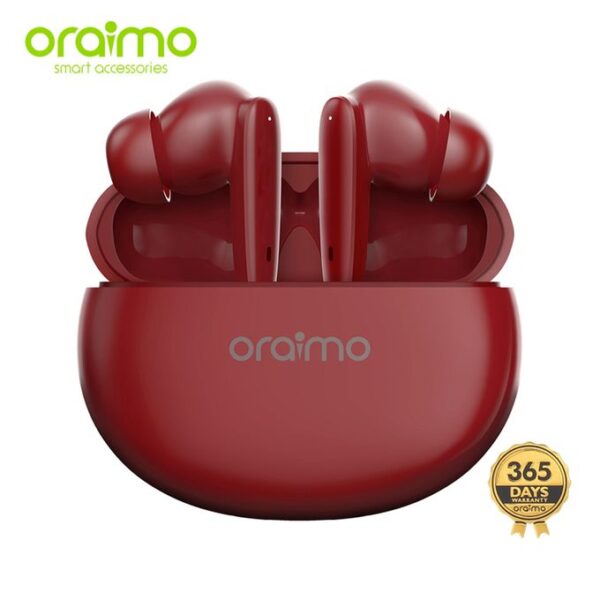 Oraimo Riff Smaller For Comfort True Wireless Earbuds - Red