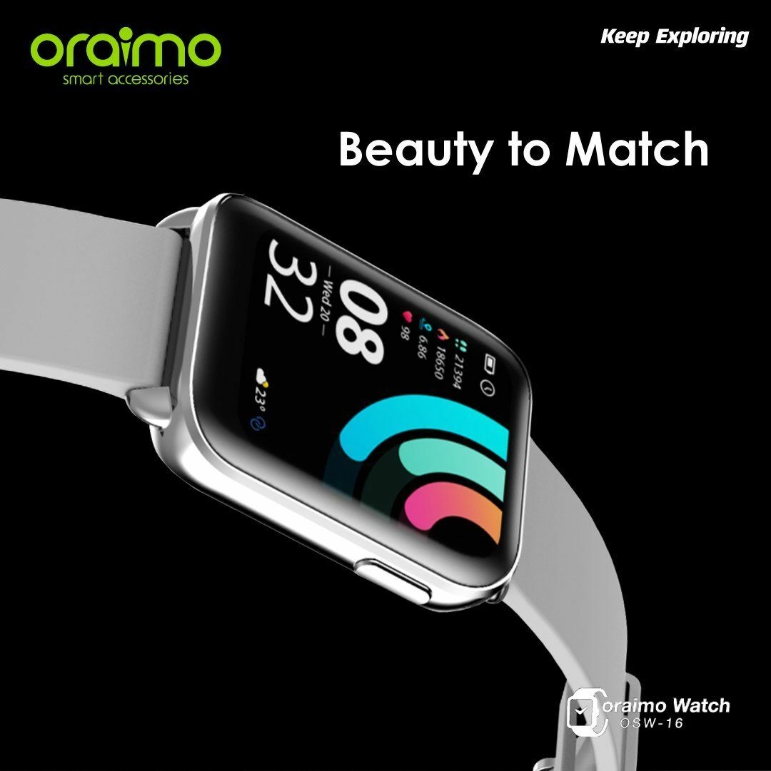 Oraimo Silver Edition Smartwatch 