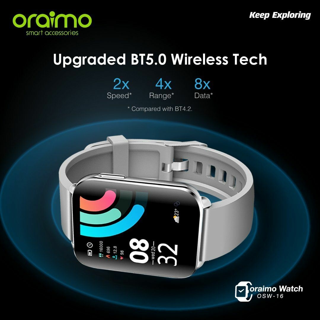 Oraimo Silver Edition Smartwatch 